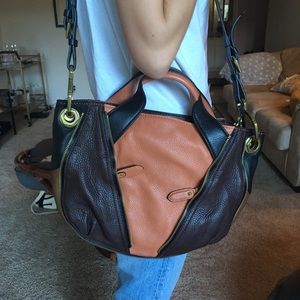 orYANY Pebble Leather Lian Satchel